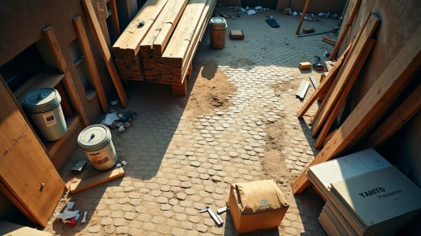 Déstockage matériaux fin de chantier : économisez sur vos projets