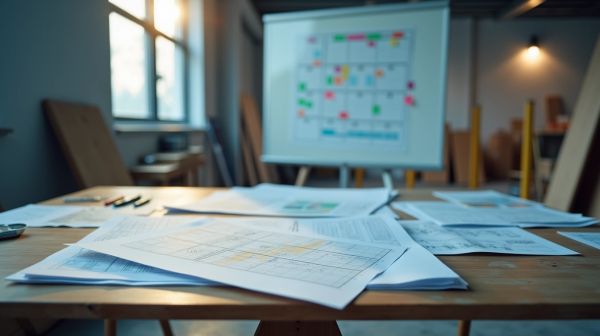 Établir un planning de chantier efficace : méthodologie et astuces