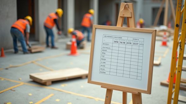 Établir un planning de chantier efficace : méthodologie et astuces
