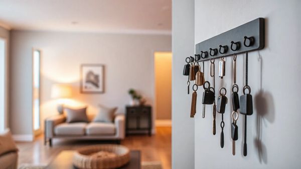Top 5 porte-clés muraux pour sublimer l’entrée de votre maison